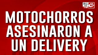 Motochorros asesinaron a un delivery: sus compañeros piden justicia