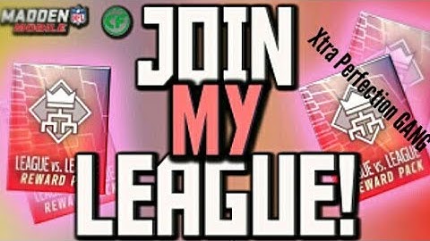 JOIN MY LEAGUE NOWWW!!!! + FREE ELITE JOSH NORMAN - Madden Mobile 18