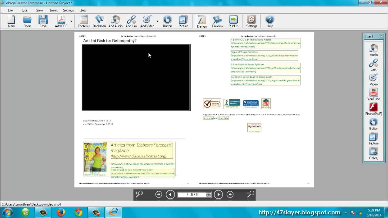 Create ePage with Alive Software ePageCreator 5.8.0.1