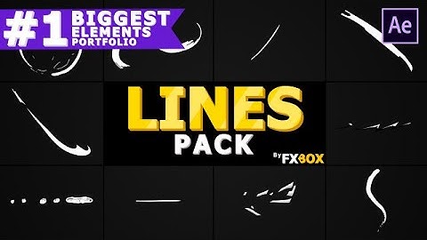 Shape Lines After Effects Templates