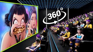 KPop Demon Hunters 360° Rumi & Zoey - Cinema Hall | 4K VR 360 Video