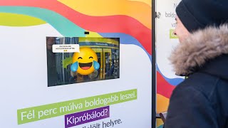 Mosolyfelismerő Citylight - Good People Jcdecaux Hungary