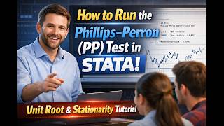 How to Run the Phillips–Perron (PP) Test in Stata | Unit Root & Stationarity Tutorial