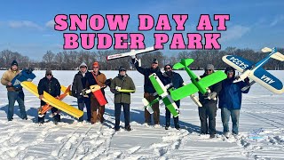 Aeropilots Snow Day at Buder Park
