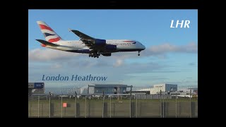 Plane Spotting *Morning Arrivals* RW27R at London Heathrow Airport 🛬