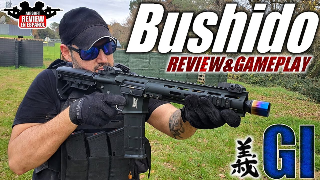 M4 Saigo Bushido GI Mejorada · VsGun Upgrade ( Review & Gamplay ) | Airsoft Review en Español