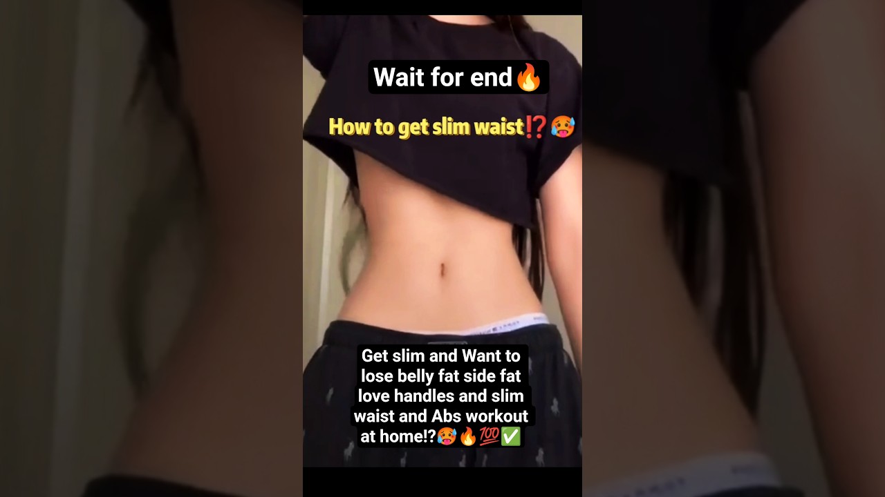 Waist fat workout at home🔥