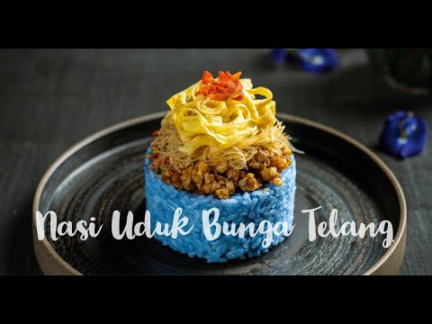 Resep Nasi Uduk Bunga Telang