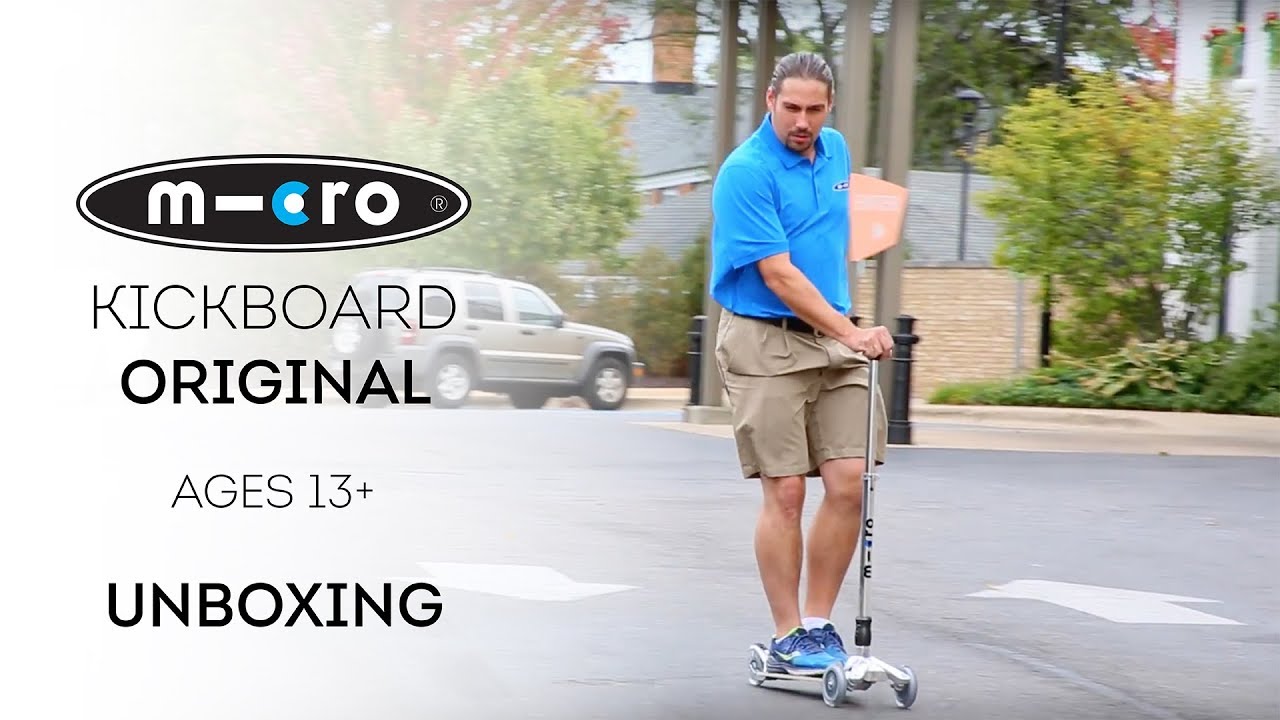 Kickboard Original Scooter Unboxing by Micro Kickboard YouTube
