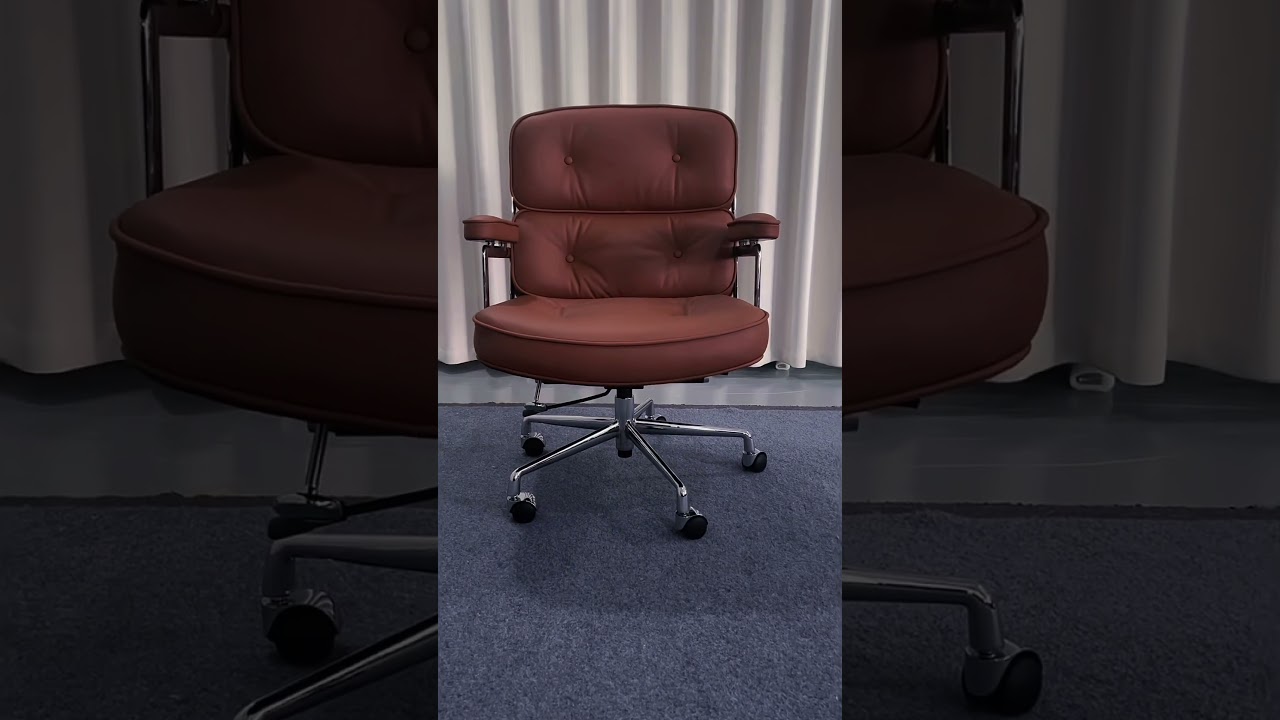 Timeless furniture Brown leather ES104 Charles eames executive office chair replica 