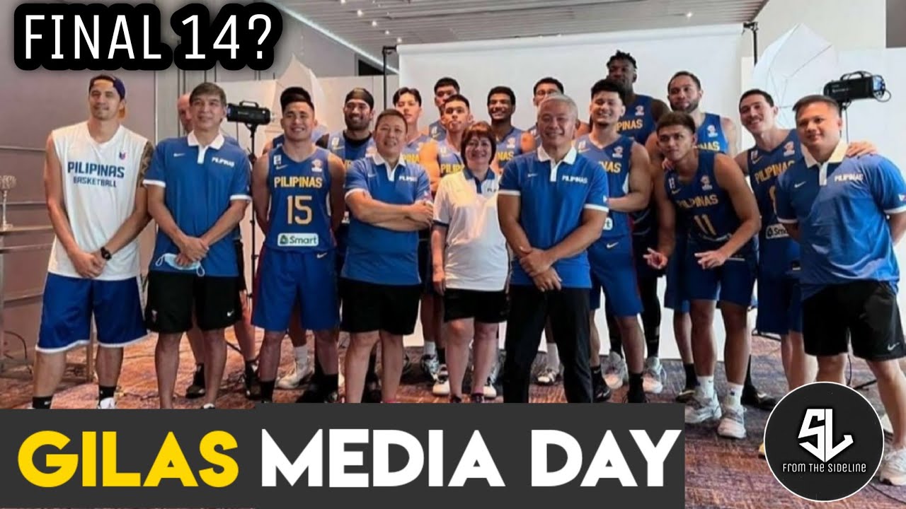 final 14  New Update  LIVE: GILAS PILIPINAS MEDIA DAY FINAL 14 LINEUP FIBA World Cup Asian Qualifiers