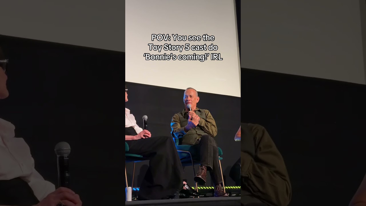 POV: You See the Toy Story 5 cast do 'Bonnie's Coming!' IRL!