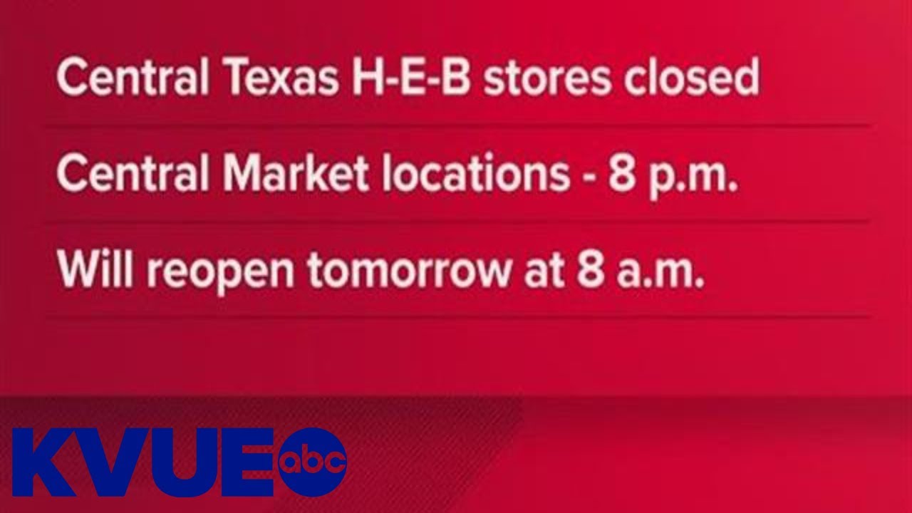 Some H-E-B stores to close early Thursday | KVUE