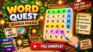 Word Quest: Search Puzzle 🔤🧩 | Addictive Word Search Game | Full Gameplay screenshot 4