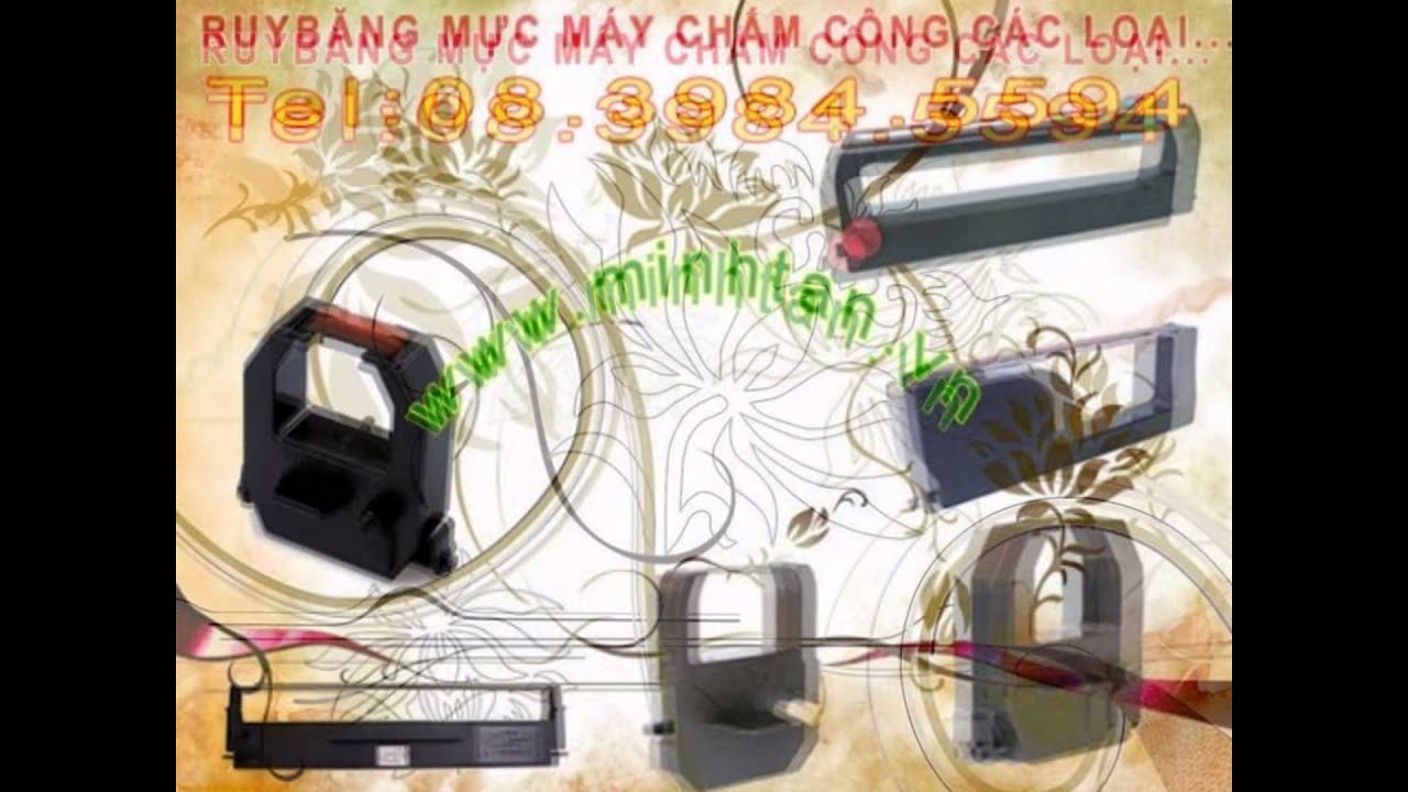 Ruy băng máy chấm công JM 6200 Ak cho trường học