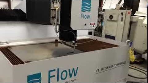 Flow WaterJet Retrofitted CNC Controller - MachMotion Control system Retrofit-Upgrade