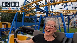 Counting the revolutions with the Spin-O-Meter!    Spinning Coaster @ Xinghai Square, Dalian, China @bigsmallrollercoasterworld