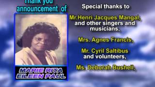 Marie Rita Eileen Paul thank you