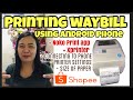 2023 How to print waybill using Android Phone | Shopee Seller Guide