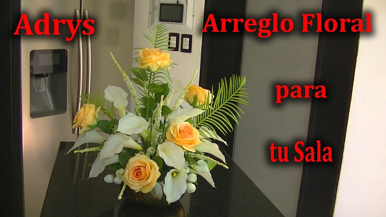 Украсьте свою гостиную этой красивой цветочной композицией