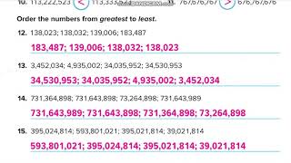 Grade 5 Chapter 1 Lesson 2 Compare and Order Whole Numbers Through Millions