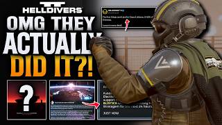 Helldivers 2 Devs Drop Massive News