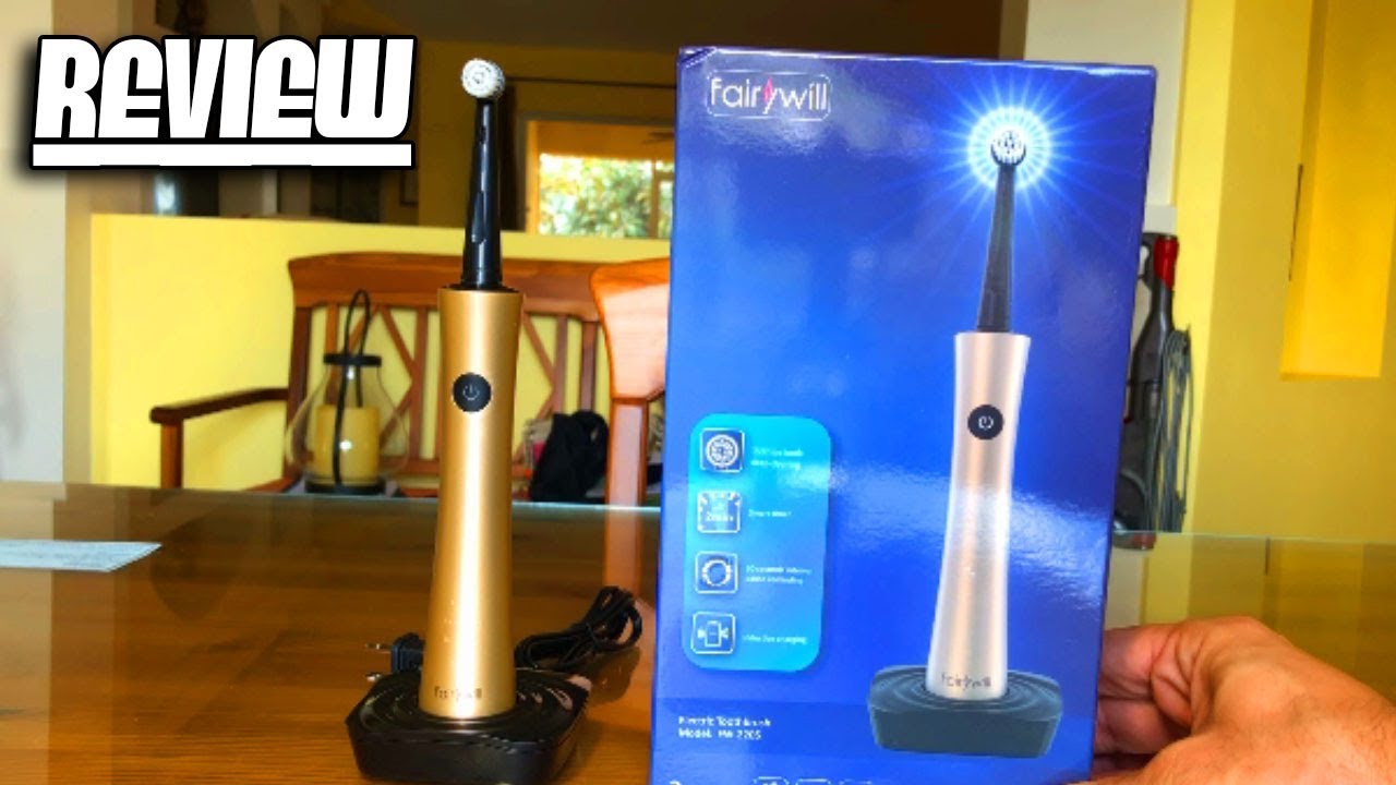 FairyWill Electric Toothbrush Product Review YouTube