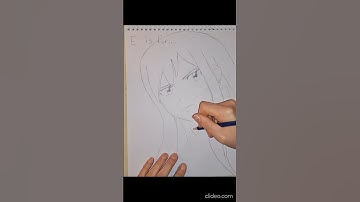 Sketching an Anime Character for Every Letter of the Alphabet! E is for...