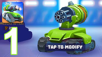 Tanks A Lot - 3v3 brawl‪s - Gameplay Walkthrough Episode 1 - Tutorial (iOS, Android)