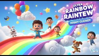 Rainbow Adventure Song for Kids 🌈 Fun Color Learning, Happy Nursery Rhyme &amp; Magical Sing Along