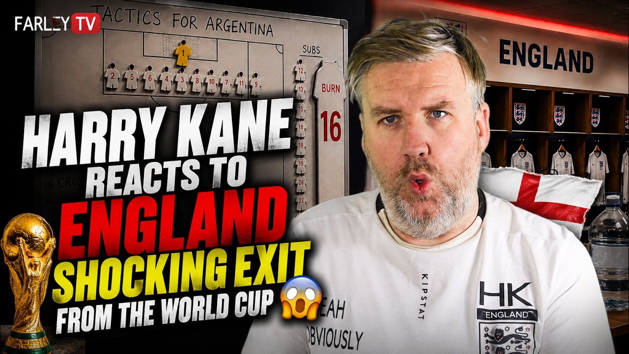 Exclusive! Harry Kane reacts to England's Shocking World Cup Exit