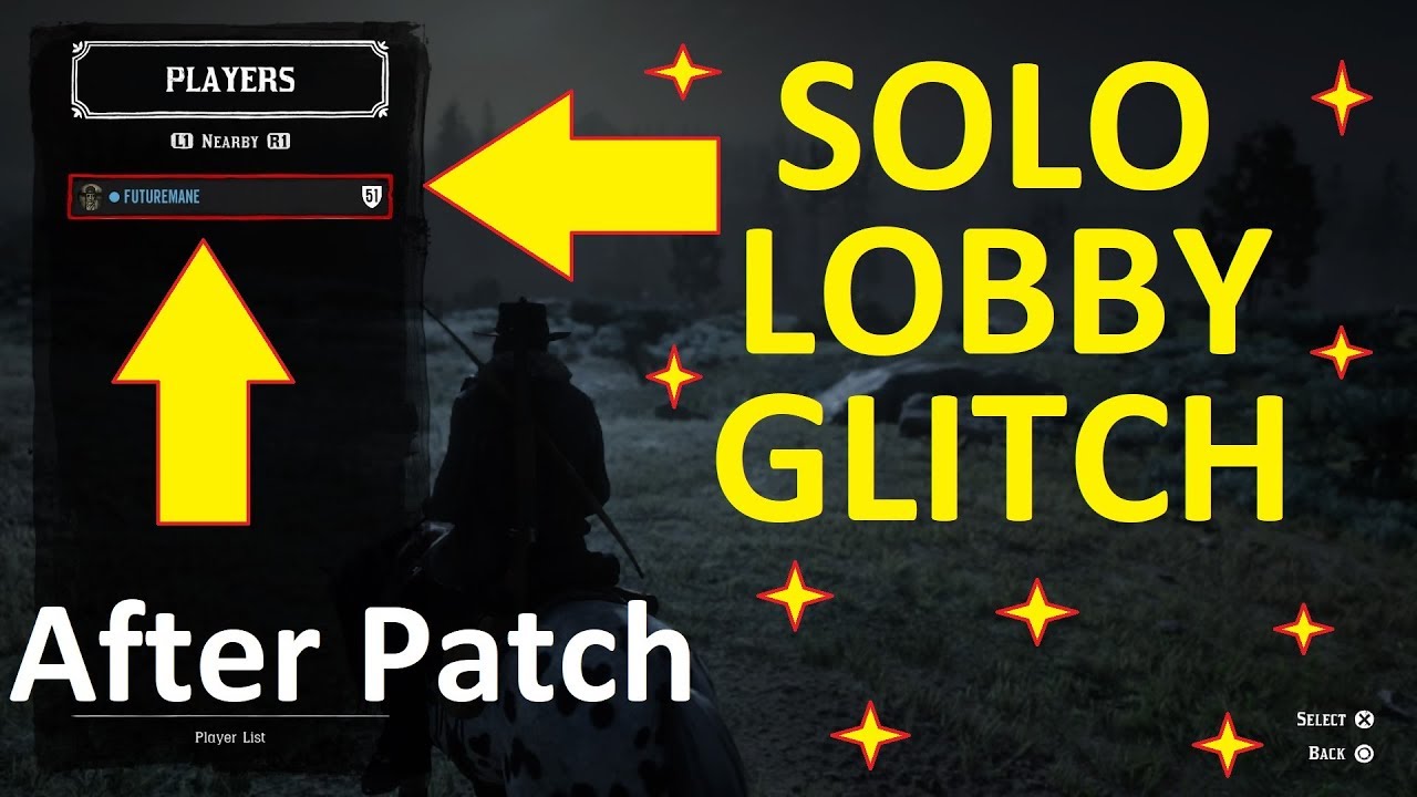 Red Dead 2 Online Solo Lobby Glitch New Method Red Dead
