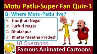 Motu-Patlu : Super Fan Quiz-1 : Animated Cartoons Series MCQ Trivia Fun (Part-3) screenshot 3