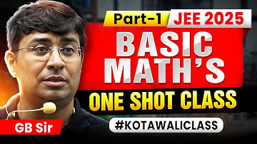 🔥🚀 KOTA WALI CLASS | BASIC MATH