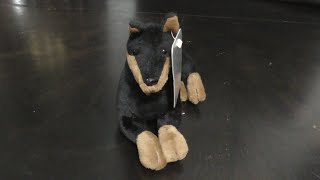 1997 STUFFINS K-9 DOBERMAN PINCHER DOG STUFFED ANIMAL REVIEW