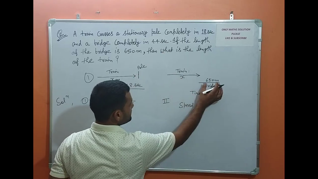 Time and distance train problem  class 8 part-11