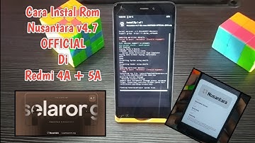 Cara Instal Rom Nusantara v4.7 OFFICIAL Based Android 12 Di Redmi 4A + 5A