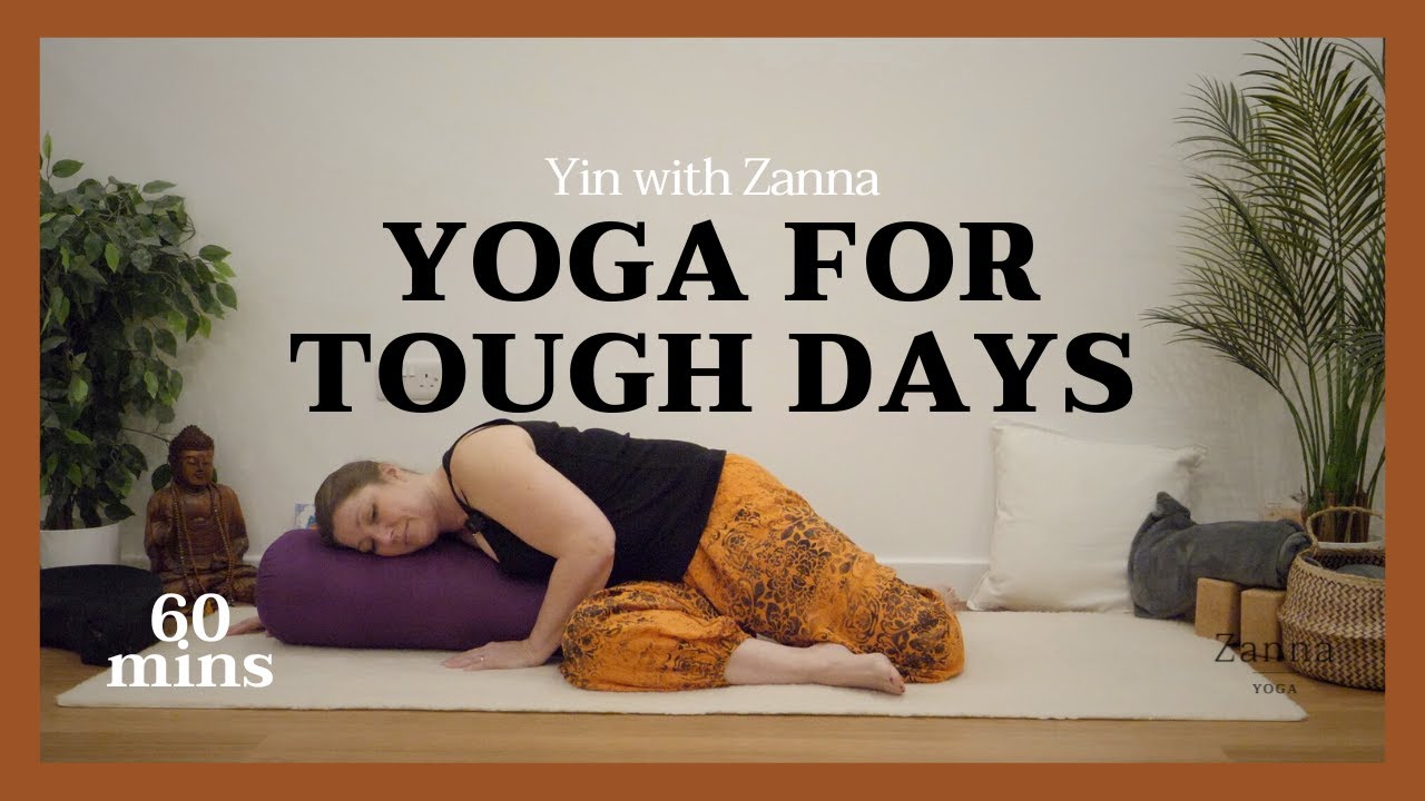 Gentle Yin Yoga for Tough Days | Seated 1-Hour Practice