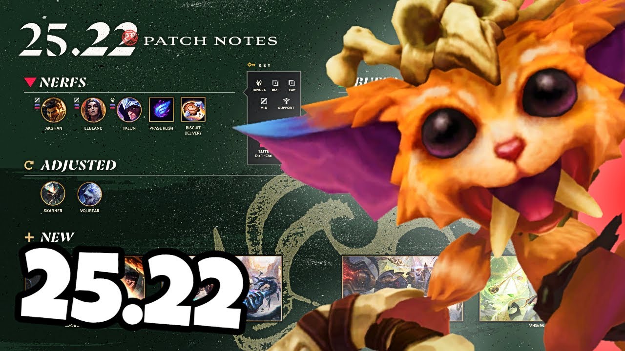 Ослабление рун Гнара в обновлении 25.22!!! (Печенье) Рейтинговый игровой процесс 15-го сезона Гна...