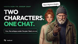 Two AI characters in one chat, talking to each other (Voxta)