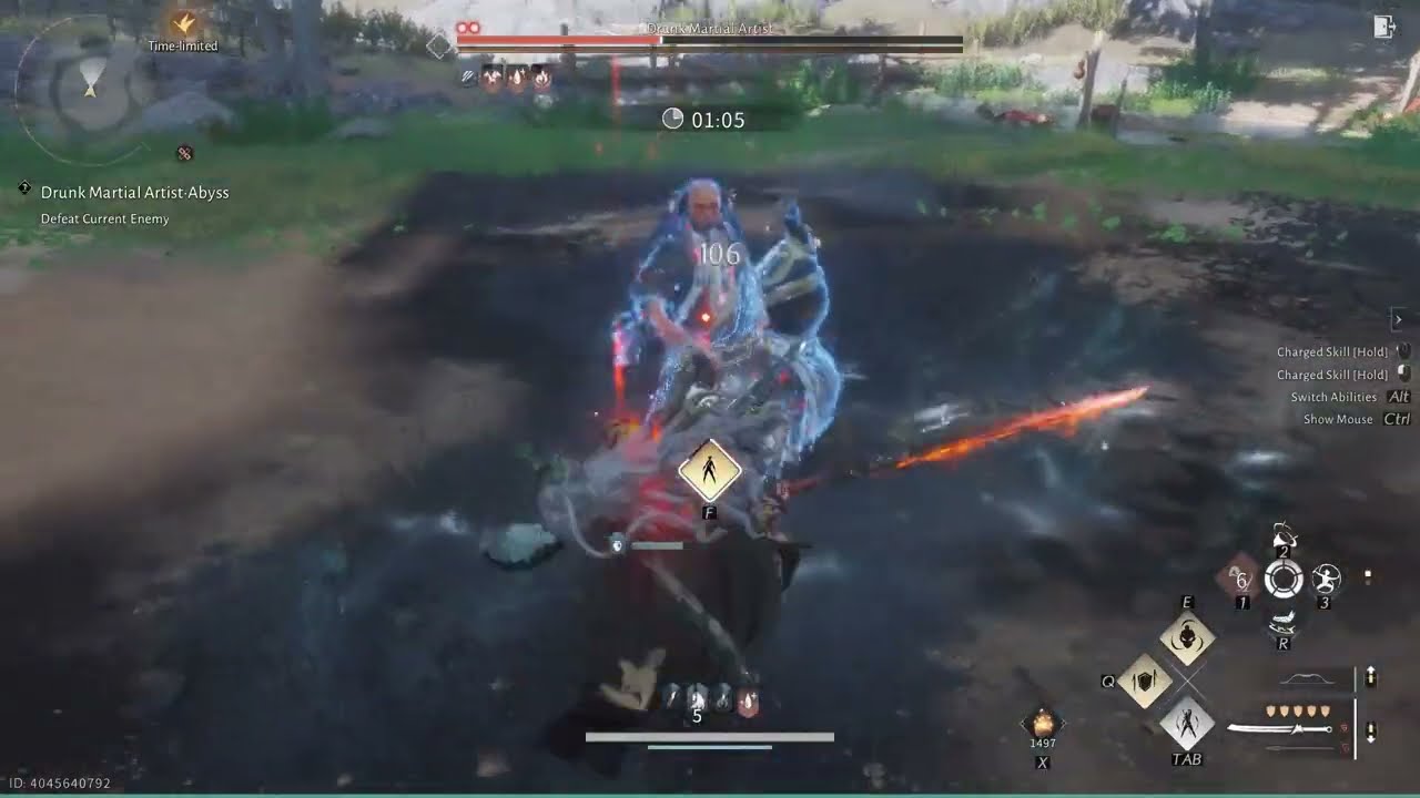 [Where Winds meet] Juno Vs Drunk Martial Artist | Tank build | Abyss trial | Hitless