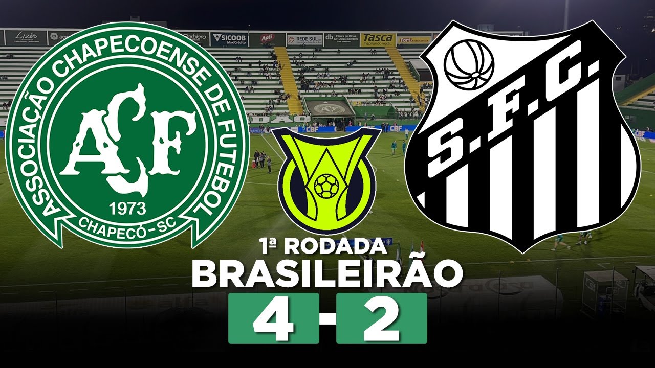 EM SEU RETORNO À SÉRIE A, CHAPECOENSE VENCE O SANTOS NA ARENA CONDÁ! CHAPECOENSE 4 x 2 SANTOS