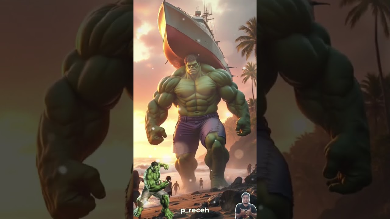 "Epic Superhero Strength – Beach Edition!" 