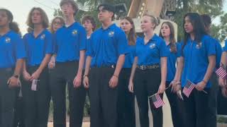 Martin County High School's OPUS Choir Performs During 9/11 Tribute