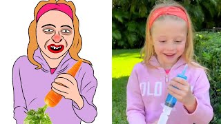 Nastya and dad open boxes with surprises to learn the alphabet Drawing meme (part 2) | Like nastya