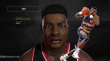NBA 2K18   HOW TO CREATE DIKEMBE MUTOMBO   PLAYER ARCHETYPE BUILD!!!