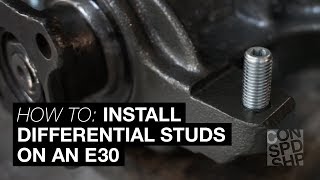 Differential Stud Kit Install - E30 - Condor Speed Shop
