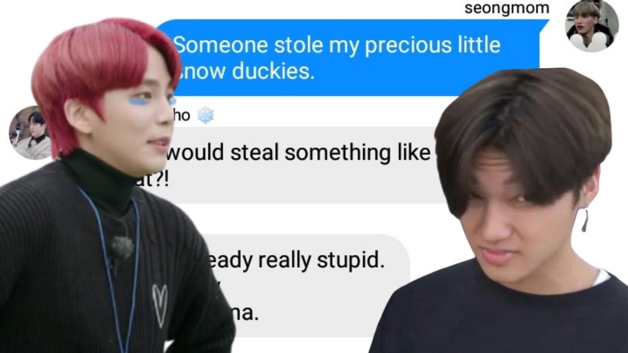 ATEEZ texts | tHe oNe wiTh tHe sToLen dUcKieS