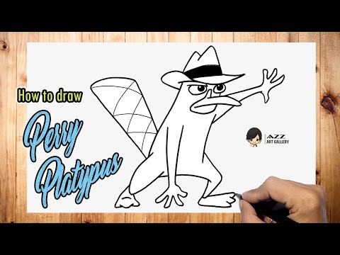 How to draw Perry the Platypus
