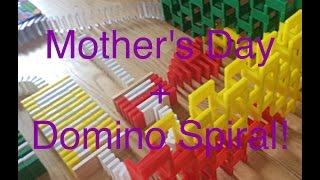 Happy Mothers Day + BIG Spiral! - 1300 Dominoes